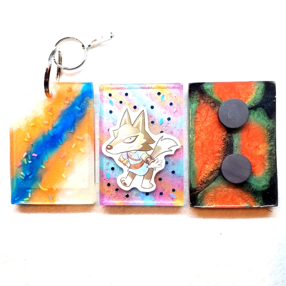 Animal Crossing Zelda Crossover Keychain or Fridge Magnet "Your Choice"